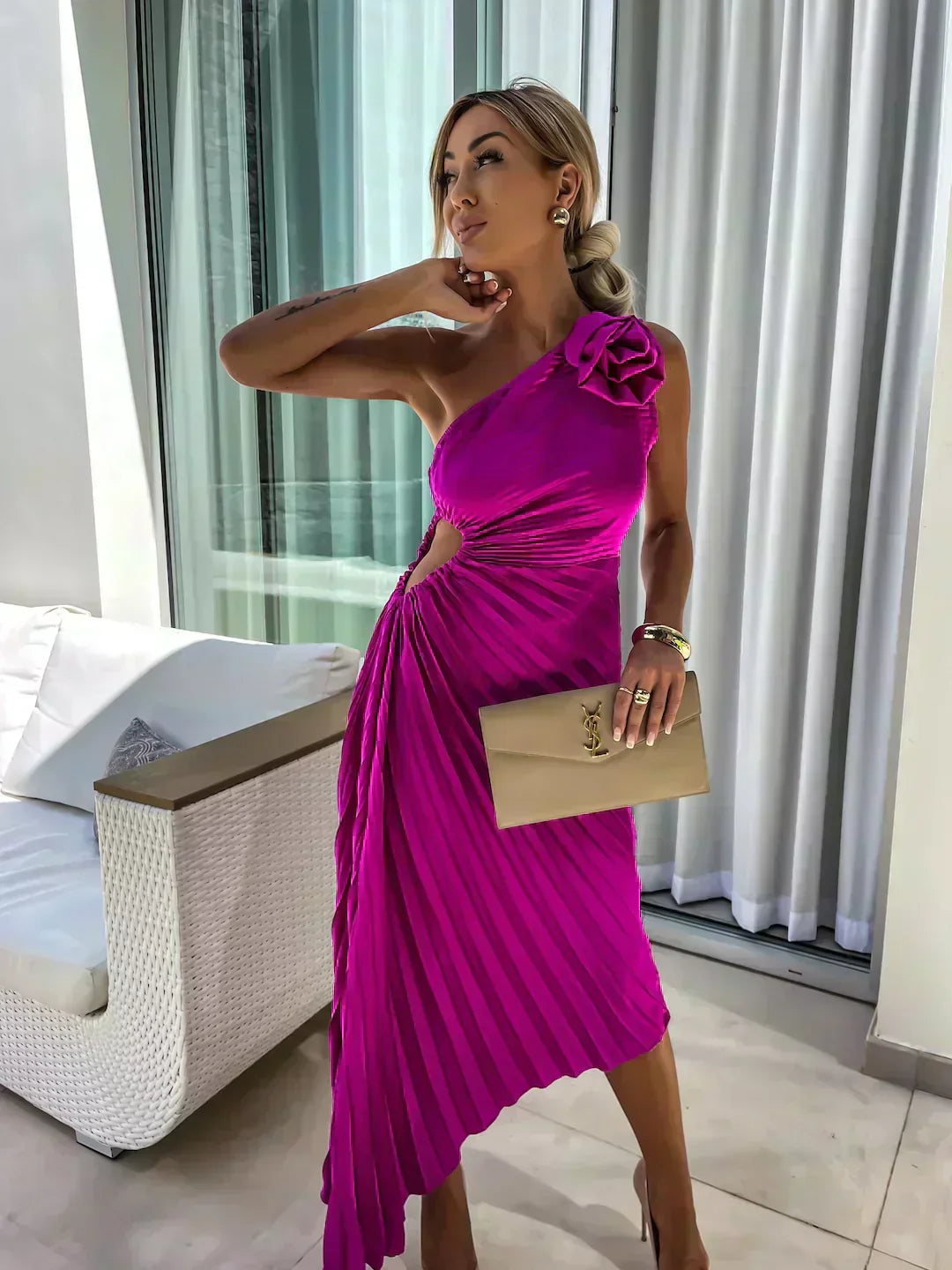 Camila | Rochie Romantică cu Flori