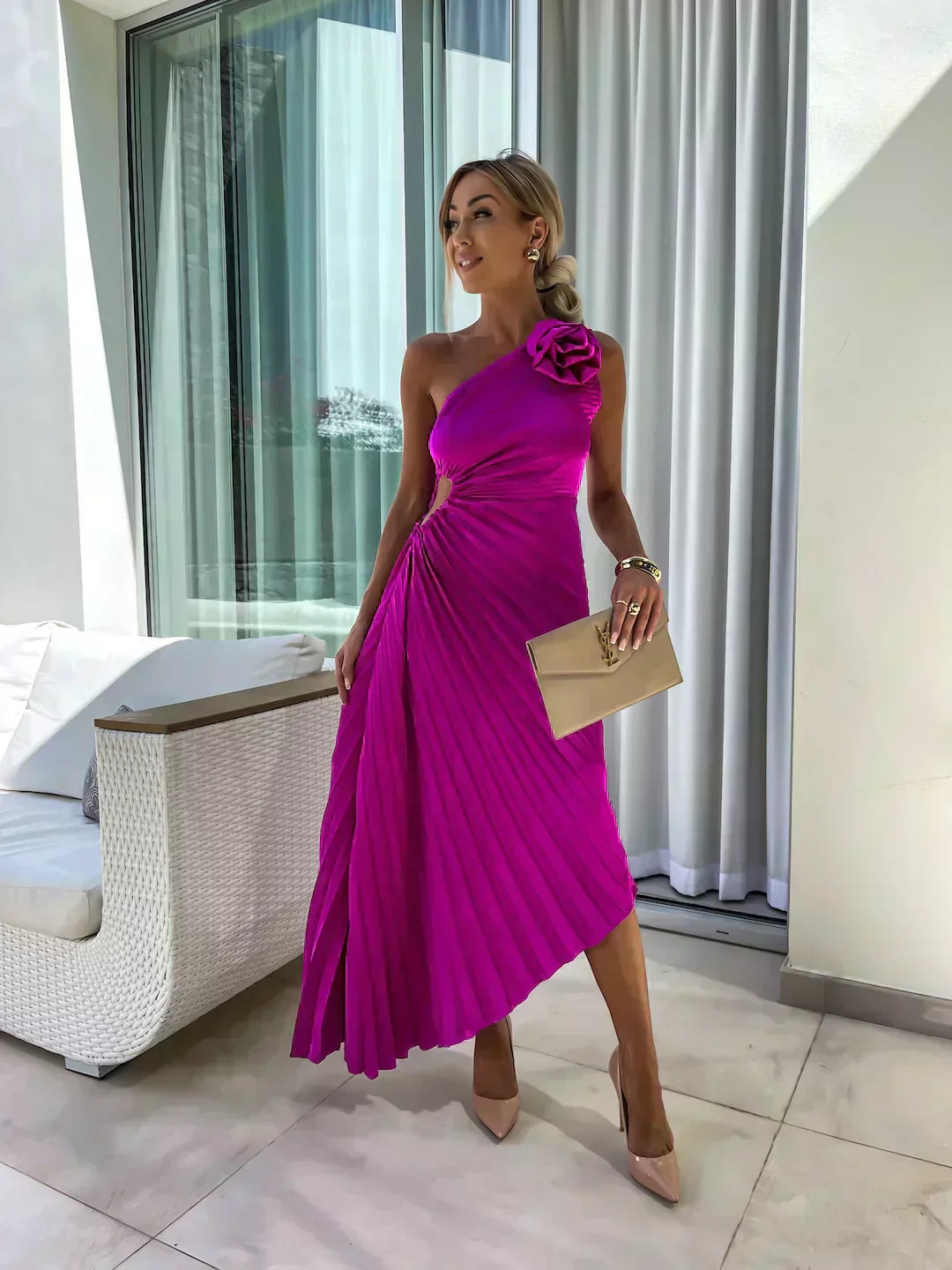 Camila | Rochie Romantică cu Flori